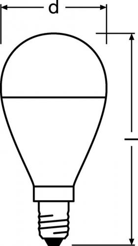 Лампа светодиодная LED Value LVCLP75 10SW/865 230В E14 10х1 RU OSRAM 4058075579774 фото 2