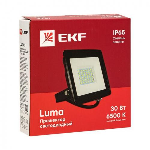 Прожектор светодиодный СДО-3003 30Вт 6500К IP65 Basic EKF FLL-3003-30-6500 фото 2