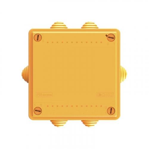 Коробка ответвительная FS 100х100х50мм 6р 450В 6А 4кв.мм с каб. вводами и клеммн. IP56 пластик. DKC FSB11604 фото 4