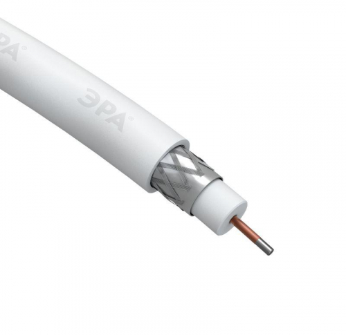 Кабель RG-6U CCS/(оплетка Al 64%PVC 75Ом 100м SIMPLE (м) Эра Б0044597