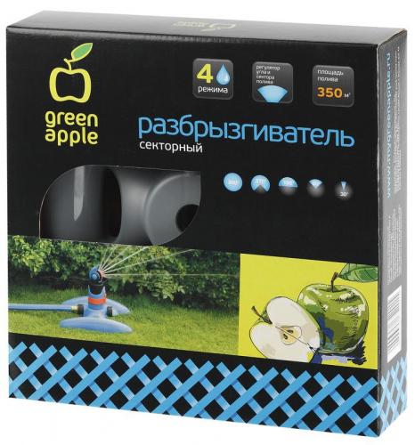 Разбрызгиватель 360град. вращ. с регулир. углом полива пластик. (1/12) Green Apple Б0003103 фото 2