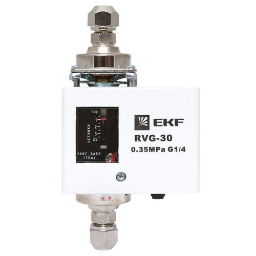Реле перепада давления RVG-30-0.35-4 (0.35 МПа) EKF RVG-30-0.35-4 фото 4