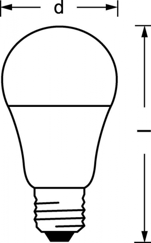 Лампа светодиодная LED Value LVCLA125 15SW/830 230В E27 10х1 RU OSRAM 4058075579095 фото 2