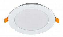 Светильник светодиодный PLED DL7 WH Downlight 10Вт 4000К 120х26мм IP54 ДВО встраив. JazzWay 5042520