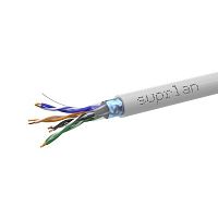 Кабель витая пара F/UTP кат.5E 4х2х24AWG solid Cu PVC Indoor Premium 305м (м) SUPRLAN 01-1012-2