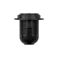 Патрон пластиковый термостойкий подвесной с кольцом E27 черн. Rexant 11-8826