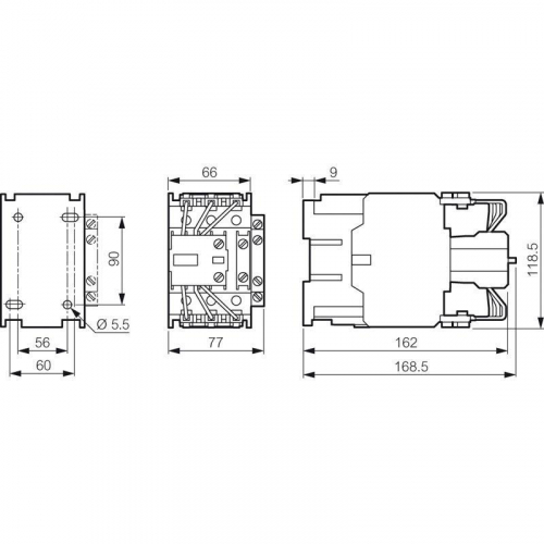 Контактор CTX-C для конд. Н.О.+Н.З 110А 230В Leg 029654