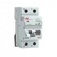 Выключатель автоматический дифференциального тока 2п C 25А 30мА тип A 6кА DVA-6 Averes EKF rcbo6-1pn-25C-30-a-av