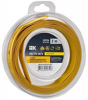 Трубка термоусадочная ТТУ нг-LS 10/5 желт. (уп.2м) IEK UDR12-010-005-002-K05-T