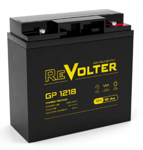 Аккумулятор 12В 18А.ч REVOLTER GP 1218