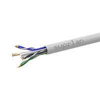 Кабель витая пара U/UTP кат.6 4х2х23AWG solid Cu LSZH нг(А)-HF Indoor Six (м) SUPRLAN 01-1030-1