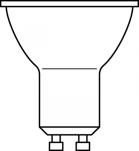 Лампа светодиодная LED Value LVPAR1675 10SW/865 10Вт GU10 230В 10х1RU OSRAM 4058075581869 фото 2
