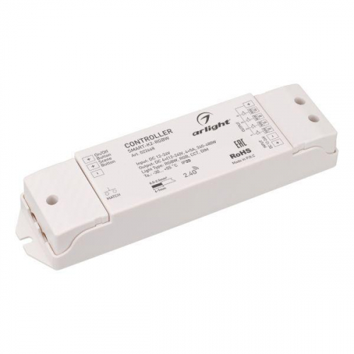 Контроллер SMART-K2-RGBW (12-24В 4х5А 2.4G) IP20 пластик Arlight 022668 фото 2