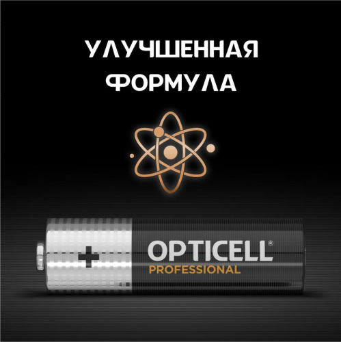Элемент питания алкалиновый AA/LR6 (блист. 4шт) Professional Opticell 5052001 фото 6