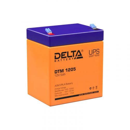 Аккумулятор UPS 12В 5А.ч Delta DTM 1205