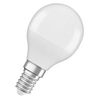 Лампа светодиодная LED Antibacterial P 5.5Вт (замена 50Вт) матовая 2700К тепл. бел. E14 470лм угол пучка 200град. 220-240В бактерицид. покр. OSRAM 4058075561571