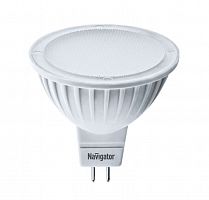 Лампа светодиодная 94 262 NLL-MR16-5-12-3K-GU5.3 5Вт 3000К тепл. бел. GU5.3 360лм 12В Navigator 94262