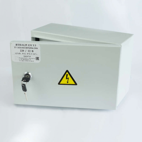 Ящик с понижающим трансформатором ЯТП 0.25 220/36В (3 авт. выкл.) IP54 Кострома ОС0000016261 фото 2