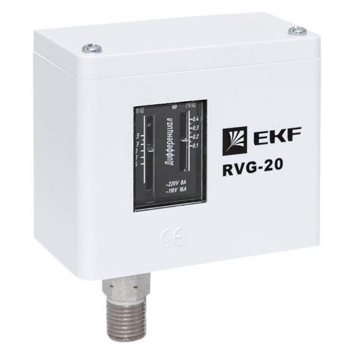 Реле избыточного давления RVG-20-1.6 (1.6МПа) EKF RVG-20-1.6 фото 7