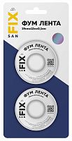 Лента ФУМ 19х0.1х12000х0.3г/куб.см 55/25мм (блистер 2шт) SANFIX RTP 41217