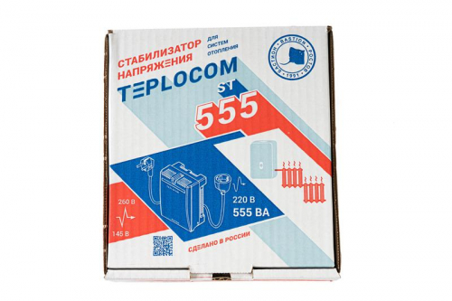 Стабилизатор напряжения TEPLOCOM ST-555 1ф 555В.А 145-275В Бастион 555 фото 10