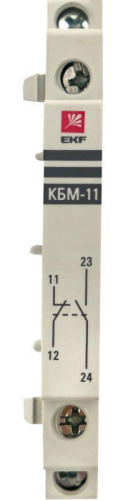 Контакт боковой дополнительный КБМ-11 NO+NC для КМ PROxima EKF km-cs-11 фото 2