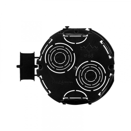 Коробка подрозеточная для сплошных стен черн. под 2 модуля безвинтов. DKC 59302 фото 3